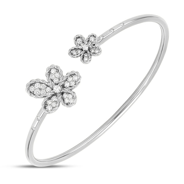JASMINE BANGLE WITH DIAMONDS