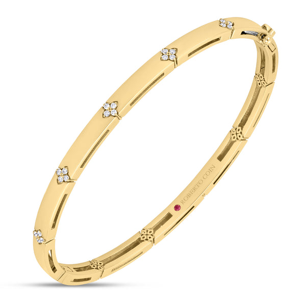 BRACCIALE RIGIDO LOVE IN VERONA CON DIAMANTI
