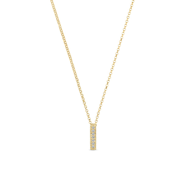 TINY TREASURE NECKLACE WITH DIAMONDS