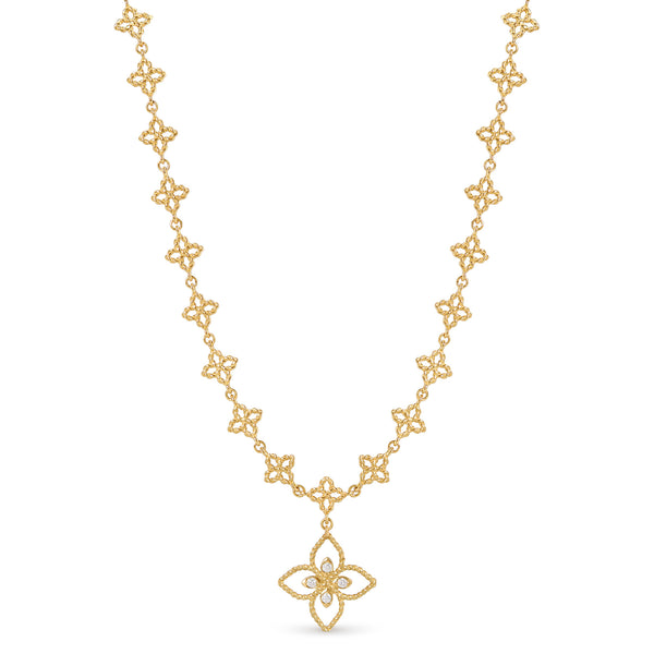 COLLANA PRINCESS FLOWER PER CAROUSEL CON DIAMANTI