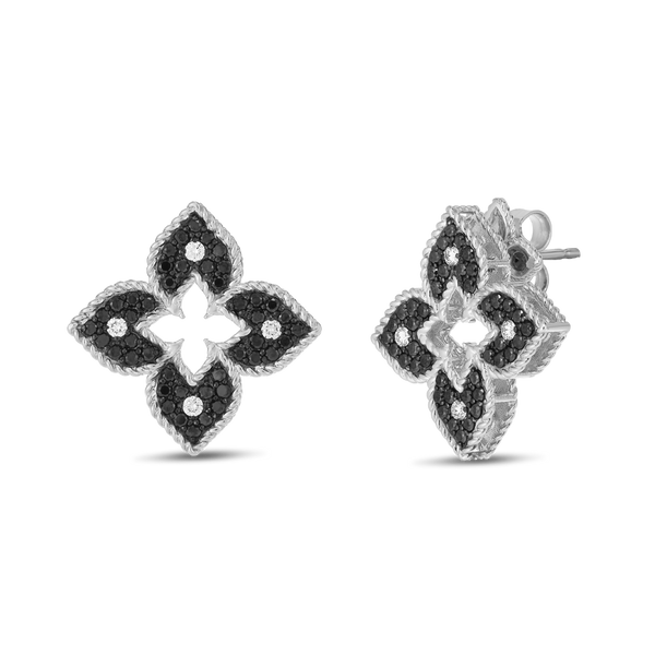 ORECCHINI VENETIAN PRINCESS CON DIAMANTI BIANCHI E NERI