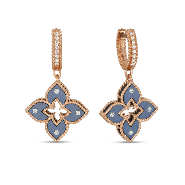 VENETIAN PRINCESS EARRINGS WITH TITANIUM