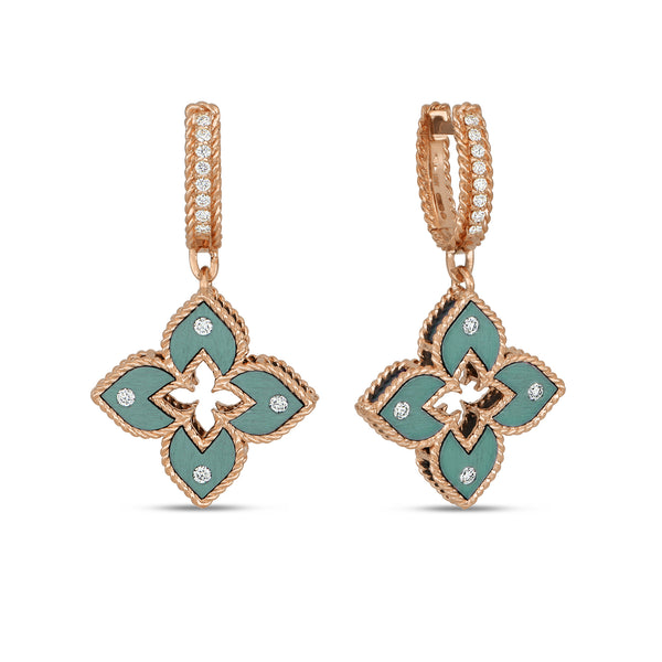 VENETIAN PRINCESS EARRINGS WITH TITANIUM