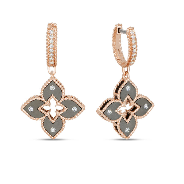 VENETIAN PRINCESS EARRINGS WITH TITANIUM