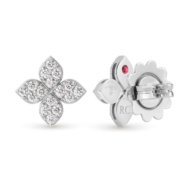 ORECCHINI PRINCESS FLOWER PER CAROUSEL CON DIAMANTI