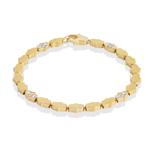 COBRA BRACELET WITH DIAMONDS