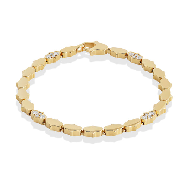 COBRA BRACELET WITH DIAMONDS