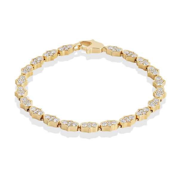 COBRA BRACELET WITH DIAMONDS