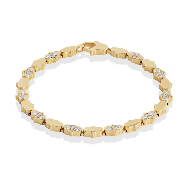 COBRA BRACELET WITH DIAMONDS
