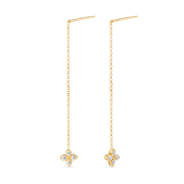 ORECCHINI PRINCESS FLOWER PER CAROUSEL CON DIAMANTI