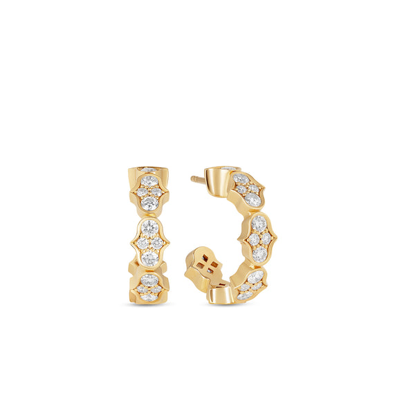 COBRA EARRINGS WITH DIAMONDS