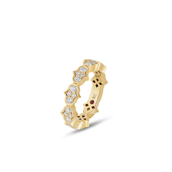 COBRA RING WITH DIAMONDS