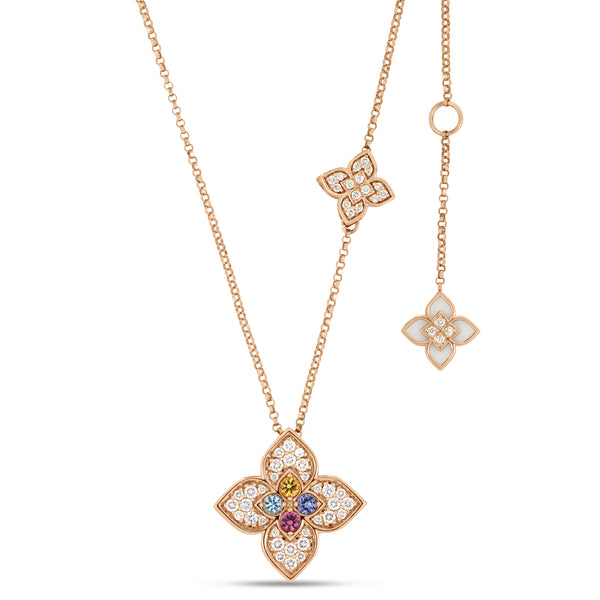 COLLANA VENETIAN PRINCESS CON DIAMANTI E MADREPERLA