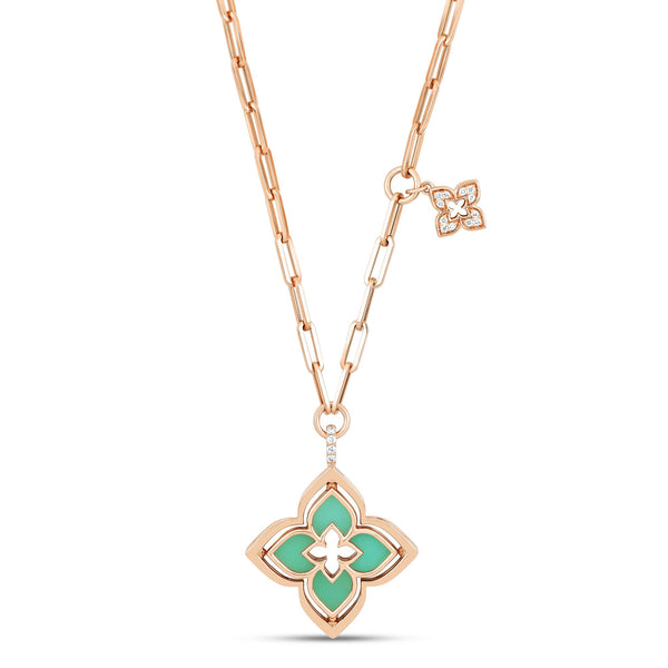 COLLANA VENETIAN PRINCESS CON DIAMANTI E CRISOPRASIO