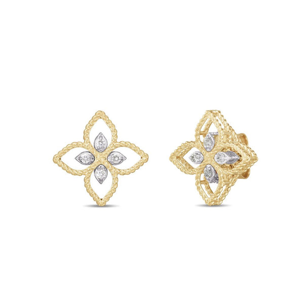 ORECCHINI DESERT FLOWER CON DIAMANTI