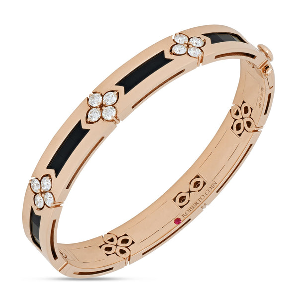 LOVE IN VERONA BANGLE WITH BLACK JADE