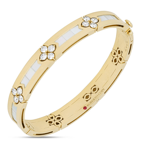 LOVE IN VERONA BANGLE WITH MOTHER OF PEARL