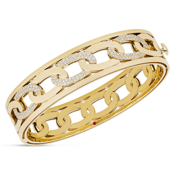 NAVARRA BANGLE WITH DIAMONDS