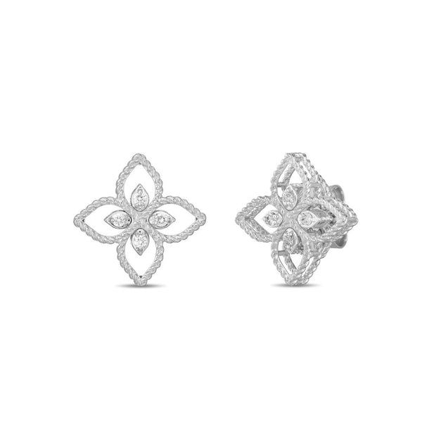 DESERT FLOWER EARRINGS WITH DIAMONDS