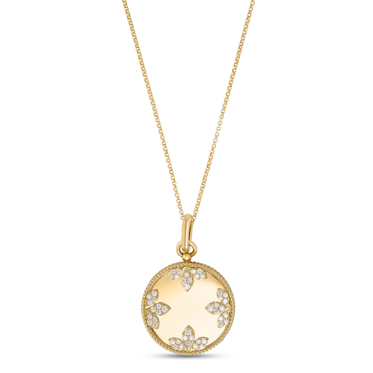 VENETIAN MEDALLIONS COLLAR WITH DIAMONDS