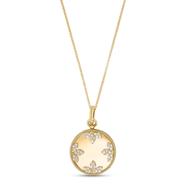VENETIAN MEDALLIONS COLLAR WITH DIAMONDS