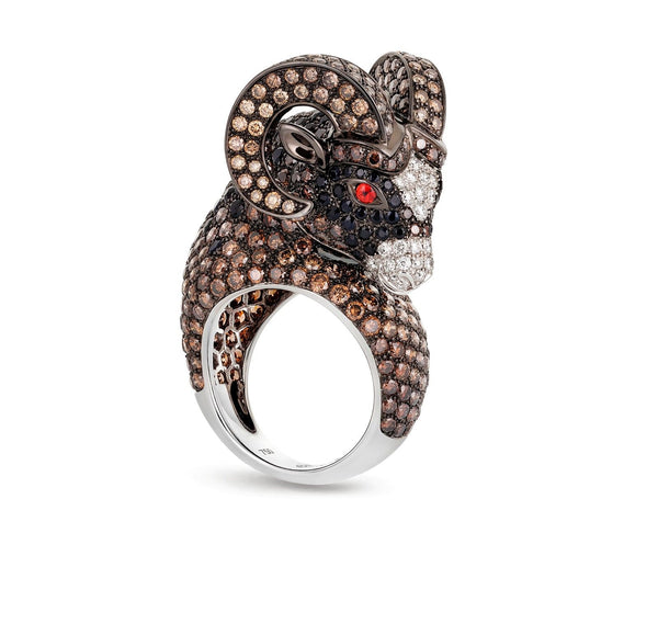 RING  DIAMONDS  ANIMALIER