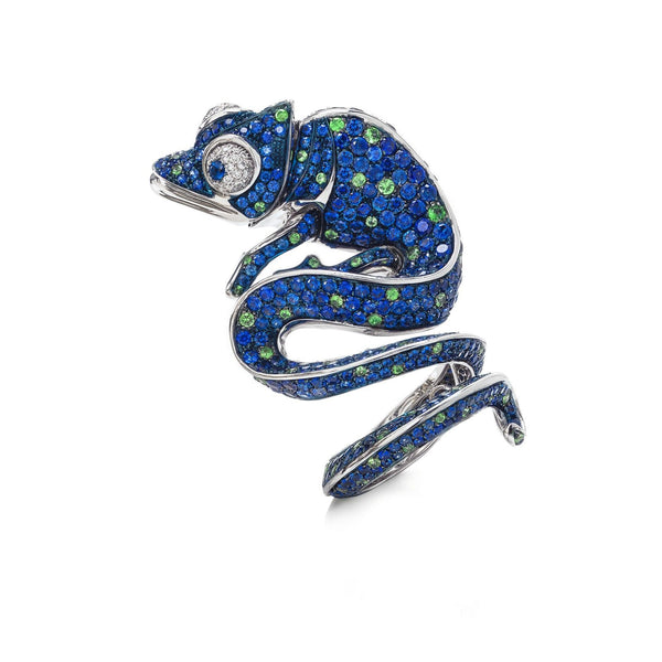 RING  SAPPHIRES  ANIMALIER