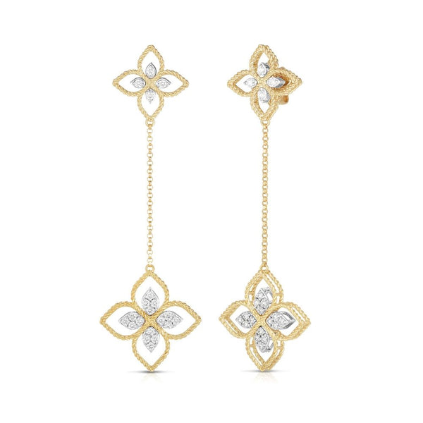 ORECCHINI DESERT FLOWER CON DIAMANTI