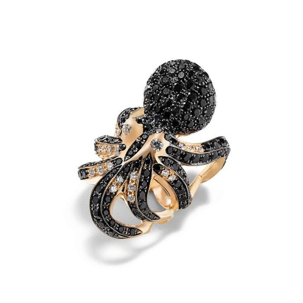 ANELLO ANIMALIER CON ZAFFIRI