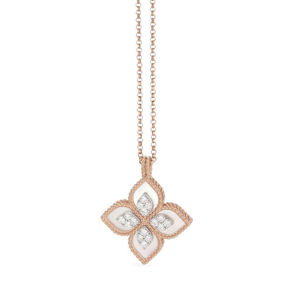 PENDANT  MOTHER OF PEARL  PRINCESS FLOWER