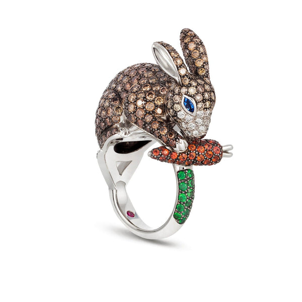 ANELLO ANIMALIER CON DIAMANTI