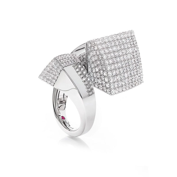 ANELLO SAUVAGE PRIVÉ CON DIAMANTI