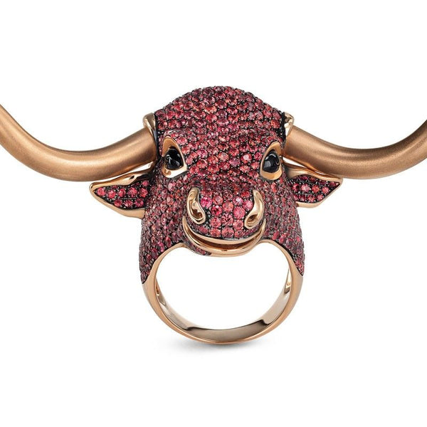 RING  SAPPHIRES  ANIMALIER