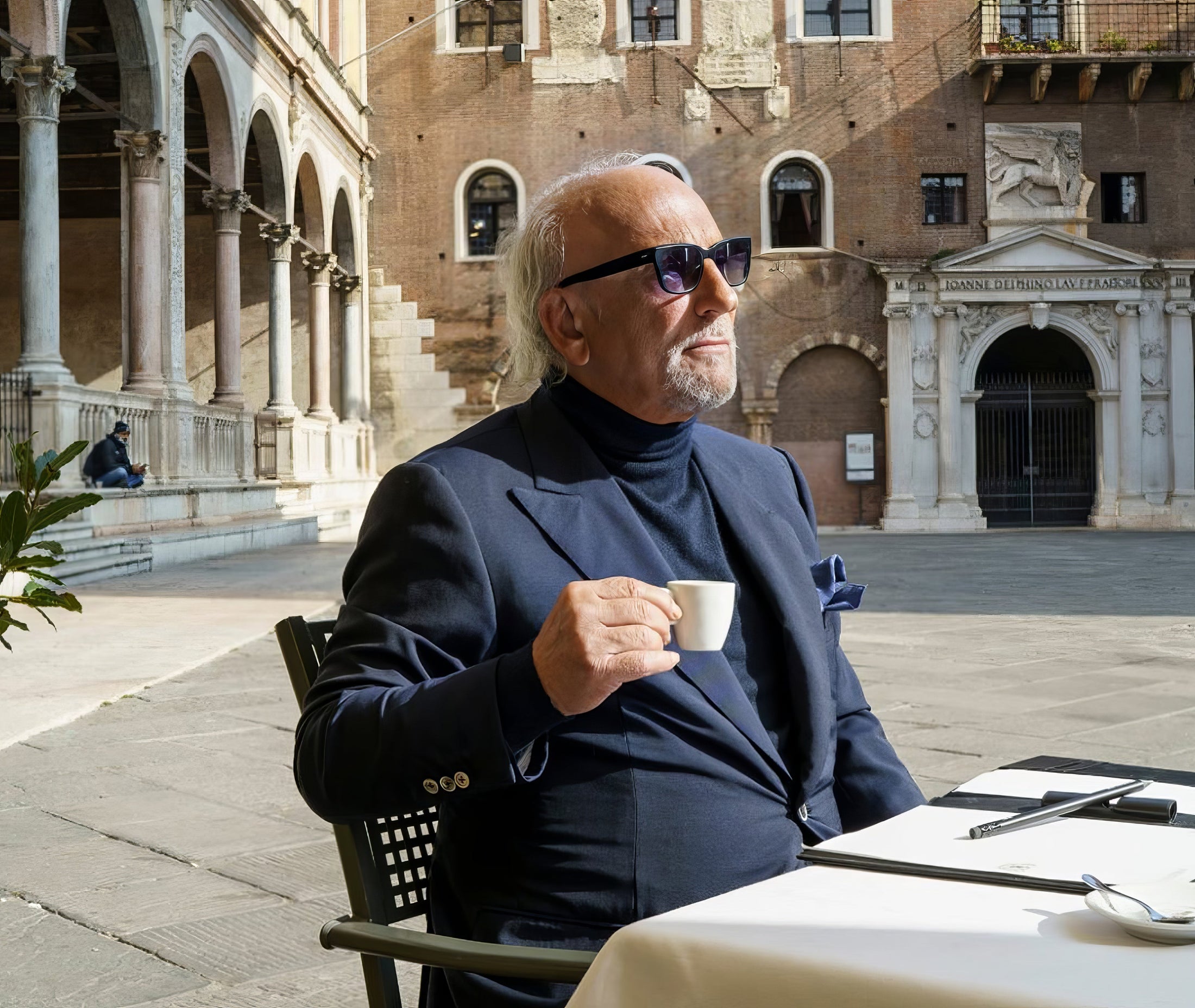 Roberto stands by Castelvecchio, a fortress built by Verona’s Scaliger dynasty in the 14th century.